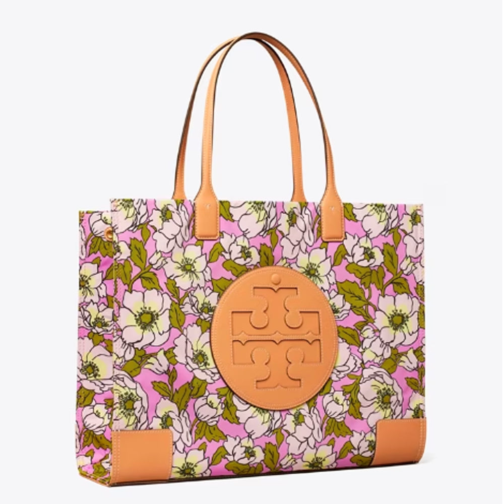 Tory Burch Ella Canvas Floral Tote – Luxe Paradise