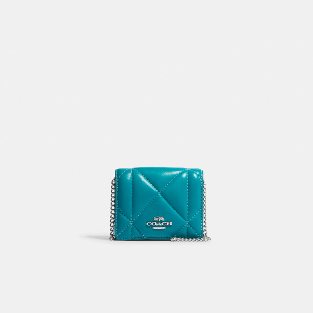Coach small trifold wallet xgrn Original, Women's Fashion, Bags