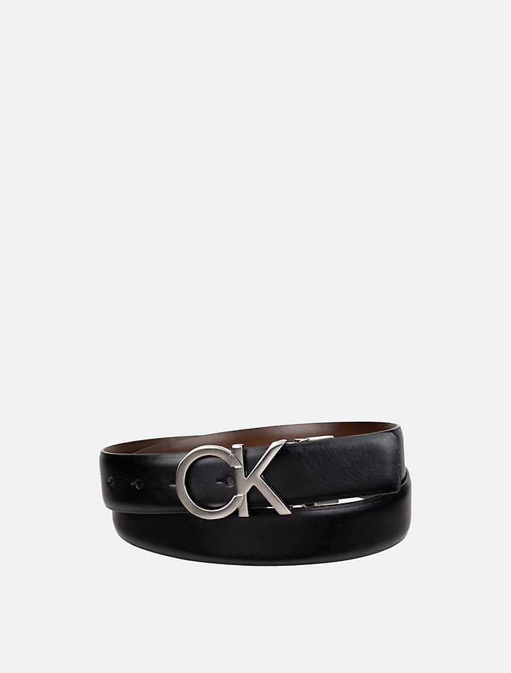 Calvin klein reversible monogram sales belt