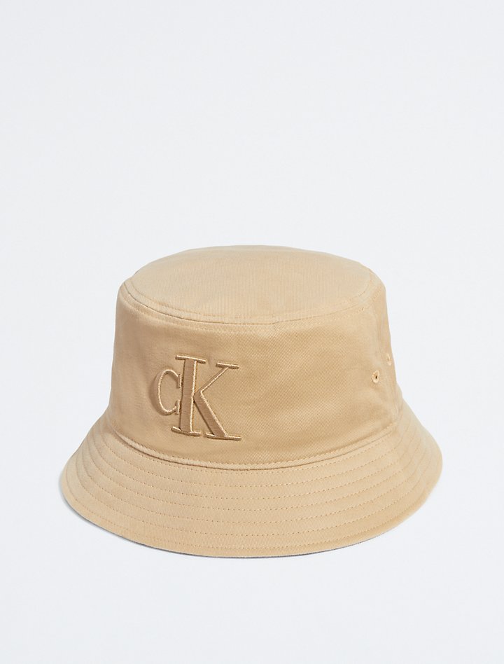 Tommy Hilfiger monogram logo bucket hat in black
