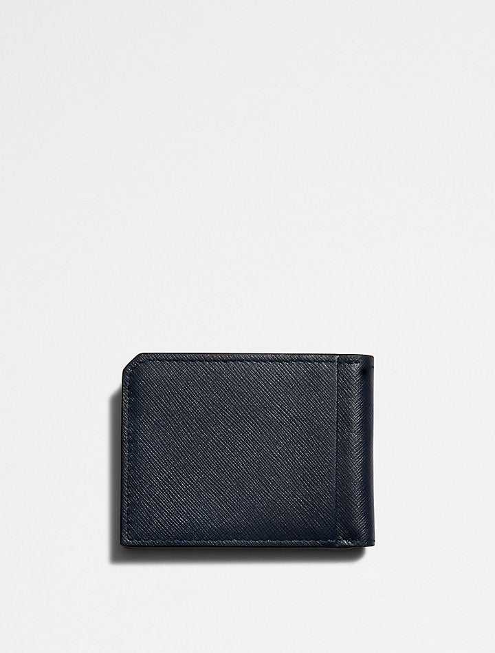 Saffiano Leather Card Case Bifold Wallet | Calvin Klein