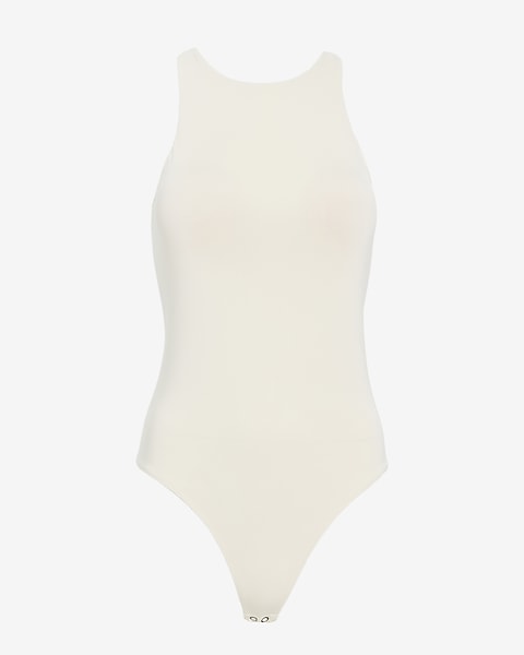 Express- Body Contour Compression Silky High Neck Thong Bodysuit - Lip –  Amreki