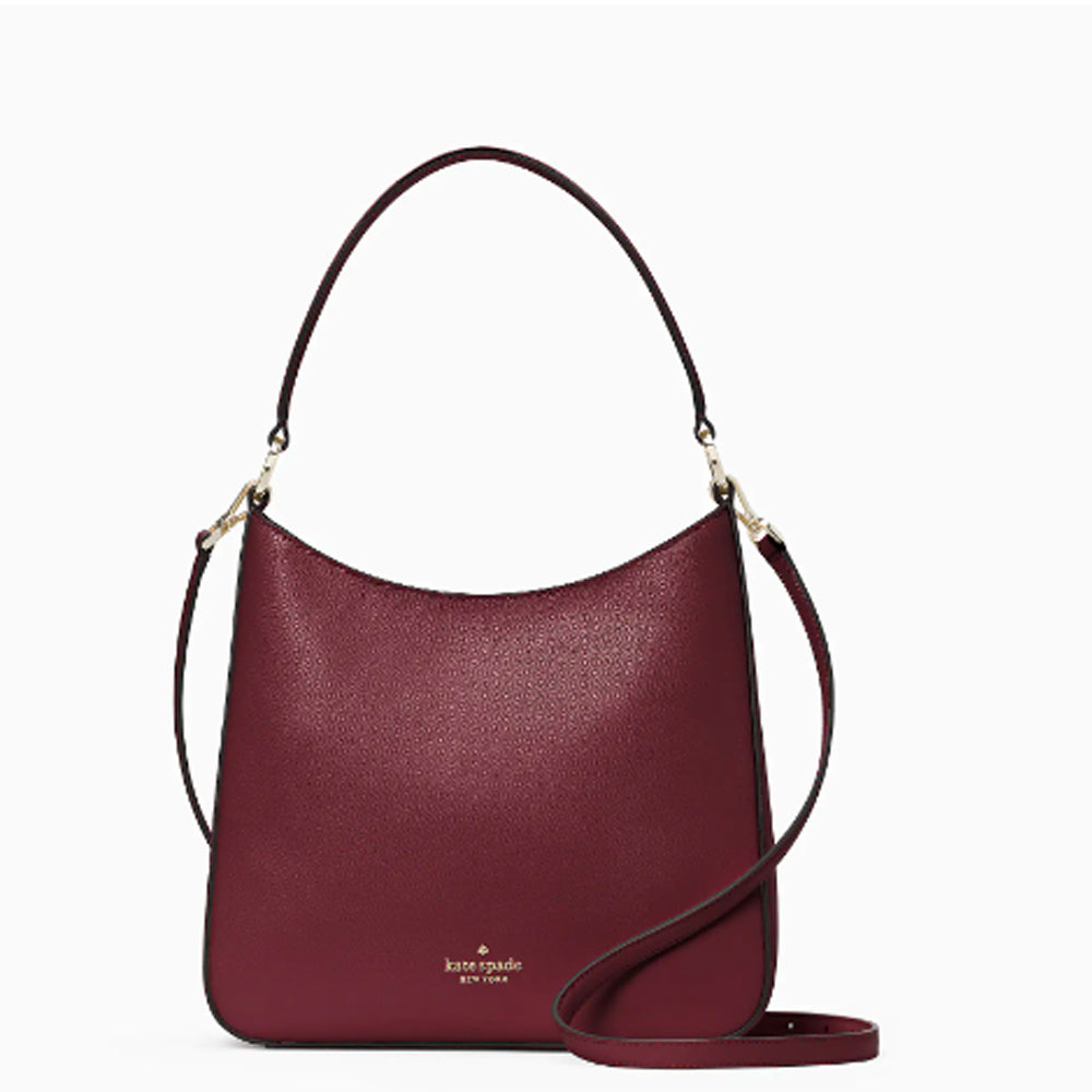 Kate Spade Perry Leather Laptop Tote - Deep Berry