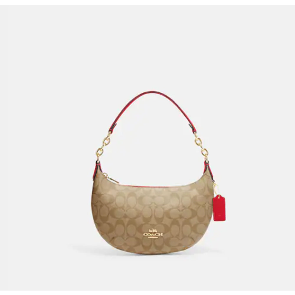 COACH®  Teri Hobo In Signature Canvas