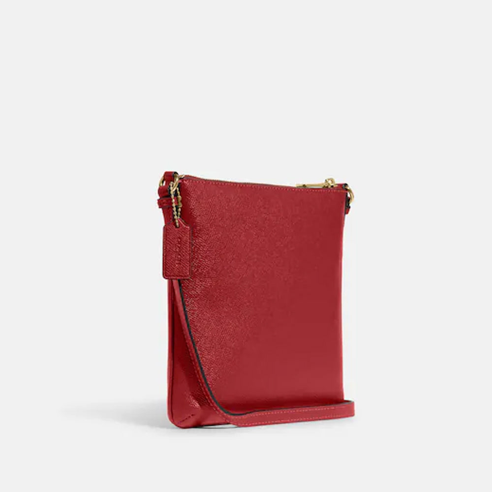 Coach CC944 Mini Rowan Signature Embossed Leather Gold/1941 shops Red