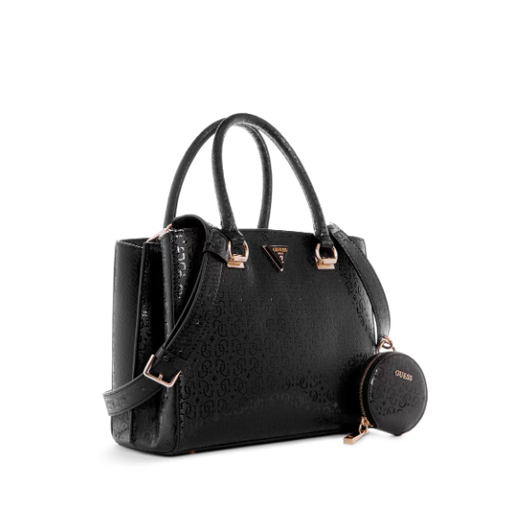 Guess Alexie Girlfriend Signature Logo Satchel Bag