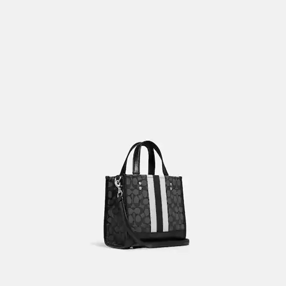 Coach- Dempsey Tote 22 In Signature Jacquard With Stripe And Coach