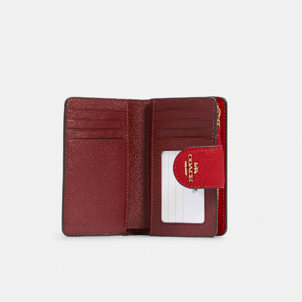 Medium Corner Zip Wallet With Quilting