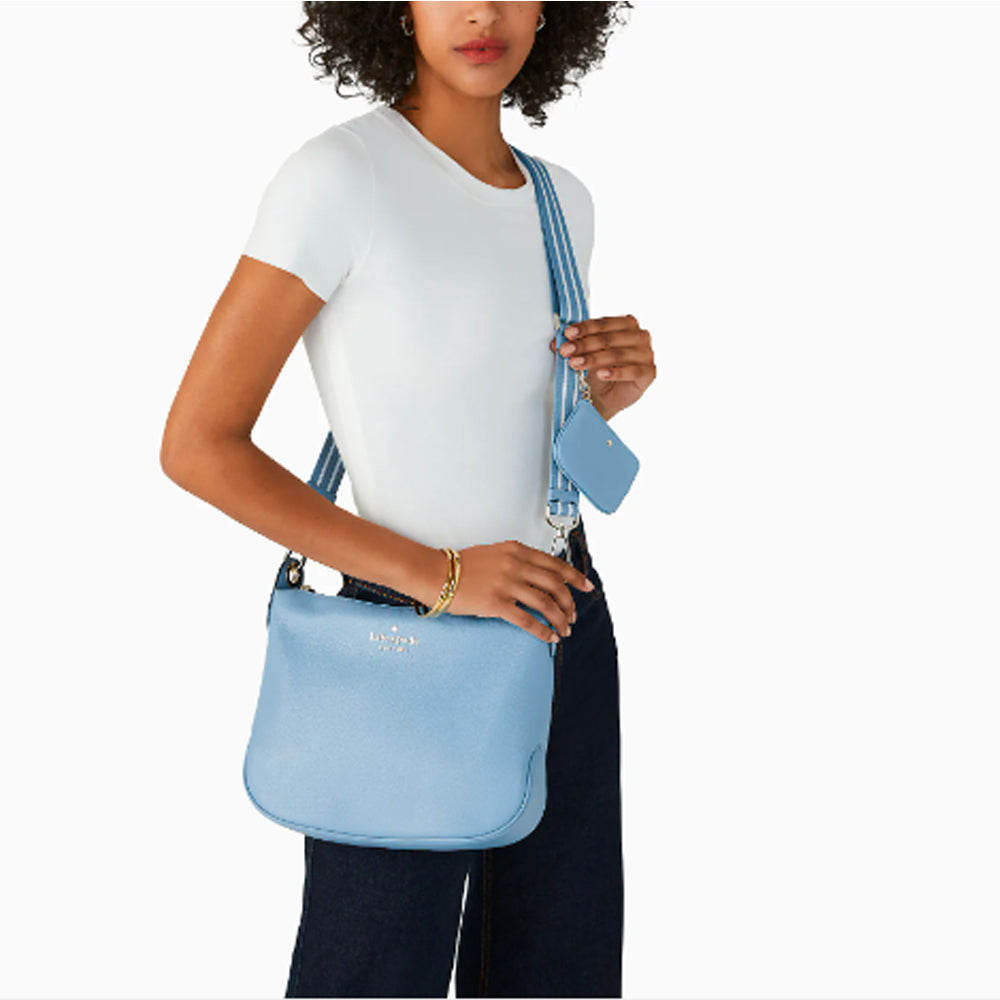 kate spade, Bags, New Kate Spade Rosie Small Leather Crossbody In Dusty  Blue