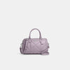 Coach- Rowan Satchel With Puffy Diamond Quilting (Silver/Mist)