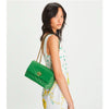 Tory Burch- Small Kira Chevron Convertible Shoulder Bag (Basil)