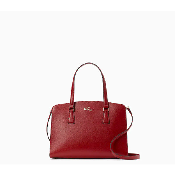 Flora Embroidered Top Handle Bag Redcurrant Velvet – Fable England EU