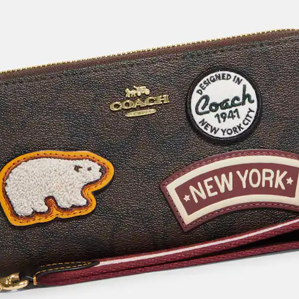 Coach tonal-logo grained-leather Wallet - Farfetch